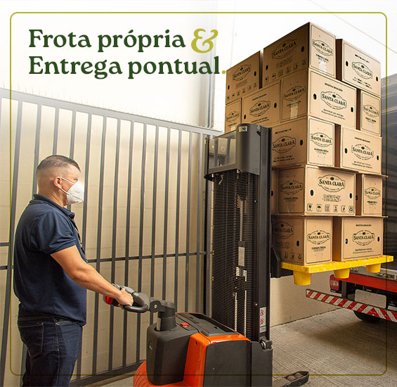 Frota própria & Entrega pontual